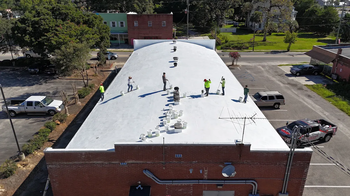 Commercial Roof Coating Summerville SC — Hometown Roofing