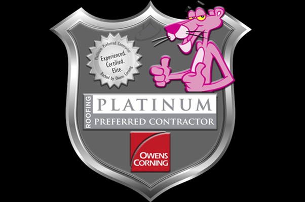 Owens Corning Platinum Certificate